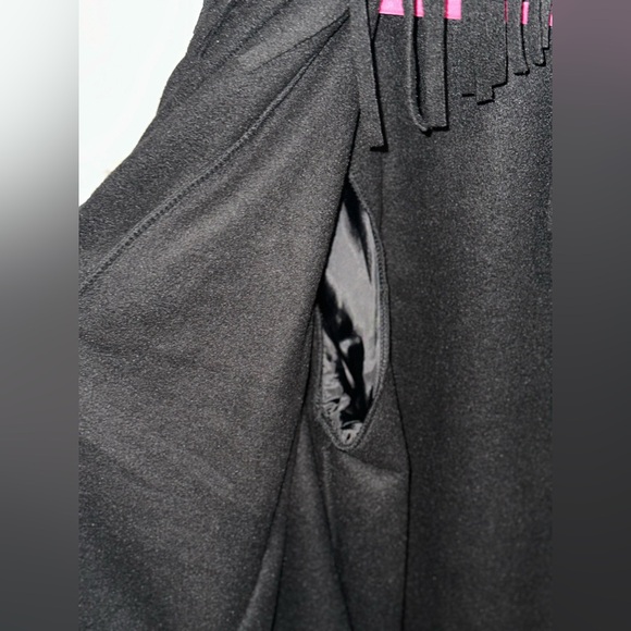 WomanWithin- Black Fringe Cardigan 1X - Picture 3 of 5